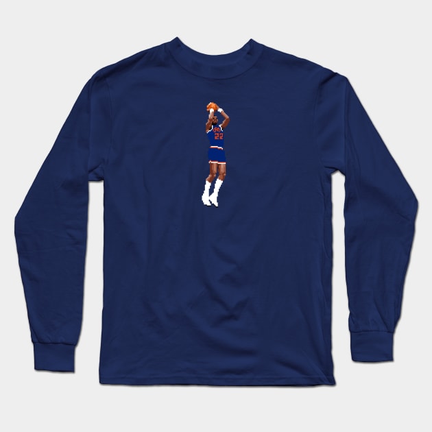 Larry Nance Pixel Shot Long Sleeve T-Shirt by qiangdade